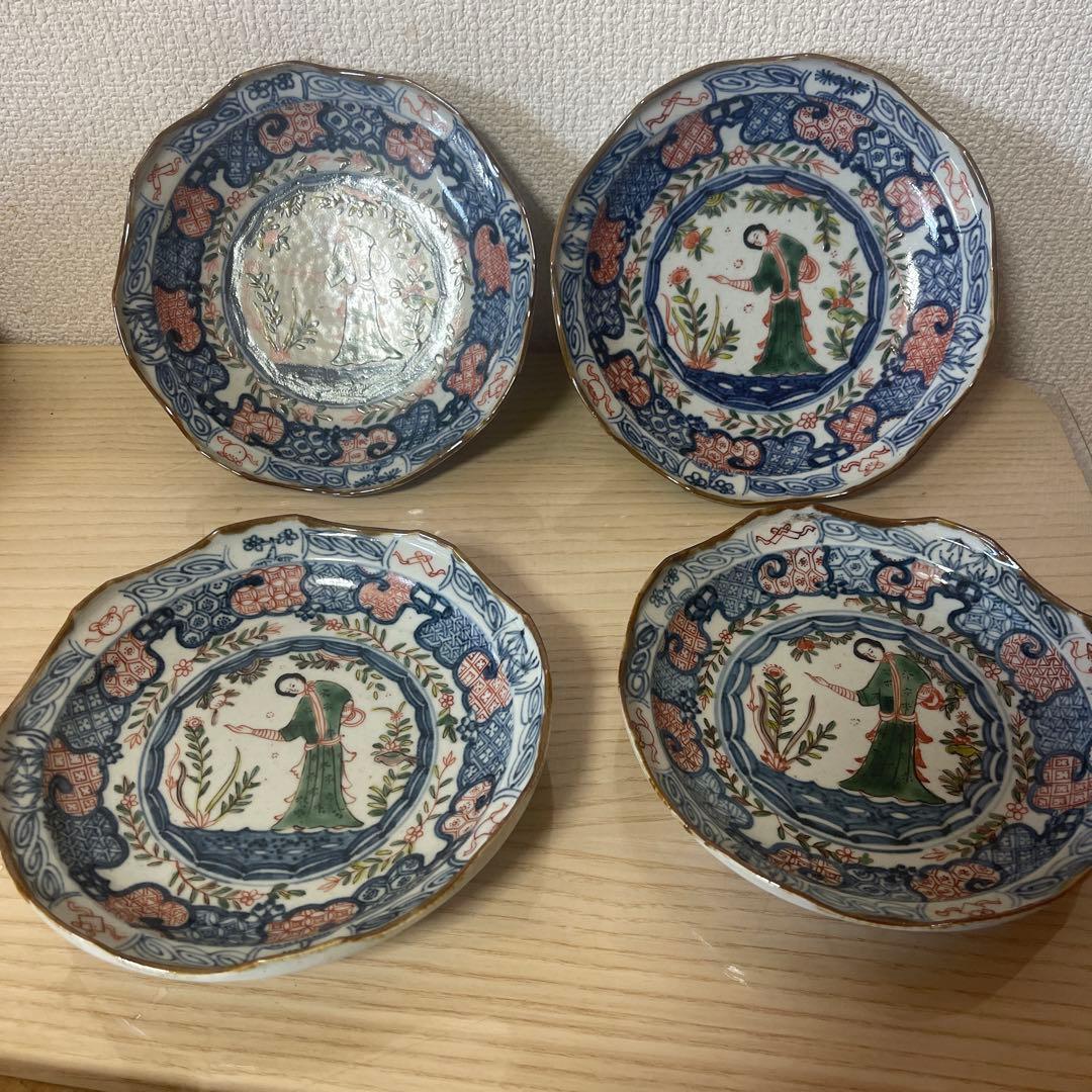 中国時代皿4枚セット