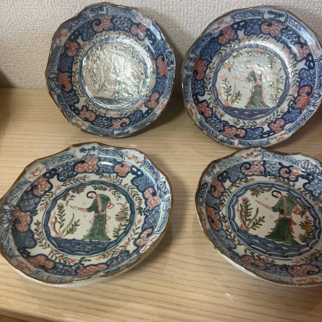 中国時代皿4枚セット