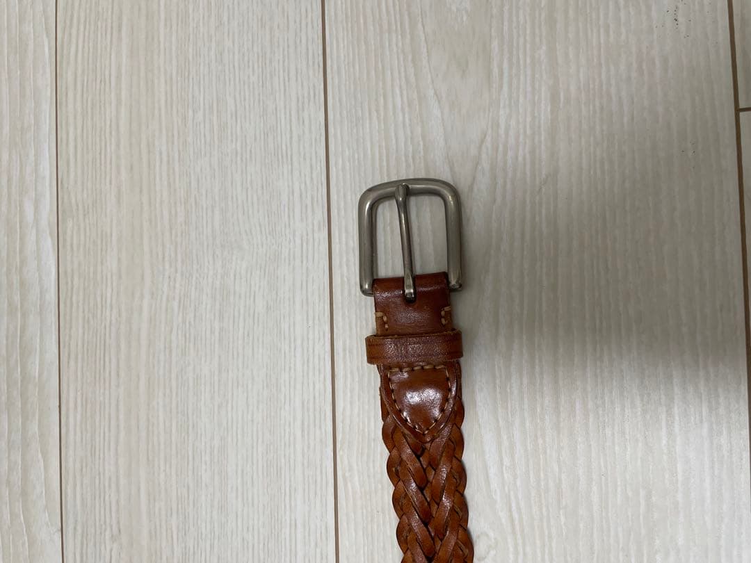 美品　ホワイトハウスコックス　メッシュベルト　WHC 28㎜