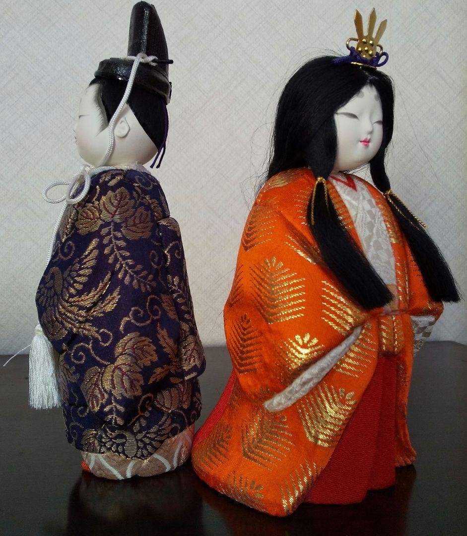 真多呂人形 お雛さま 親王飾り 立雛 木目込人形 桃の節句　希少品