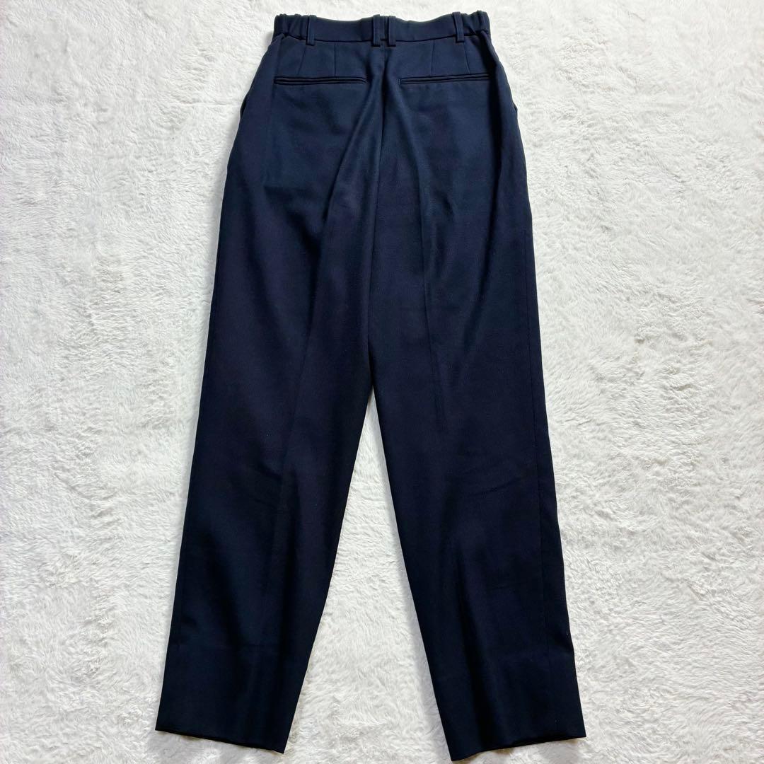 スーツセレクト パンツスーツ ウォッシャブル ダブルブレスト ネイビー S