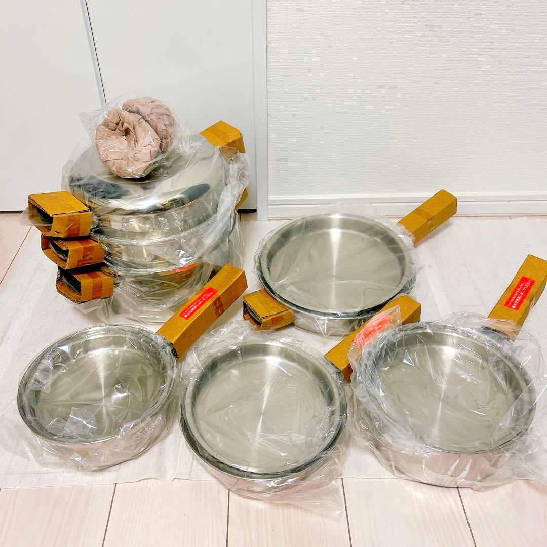 【新品未使用】Amway クイーン クックウェアセット　19ピース