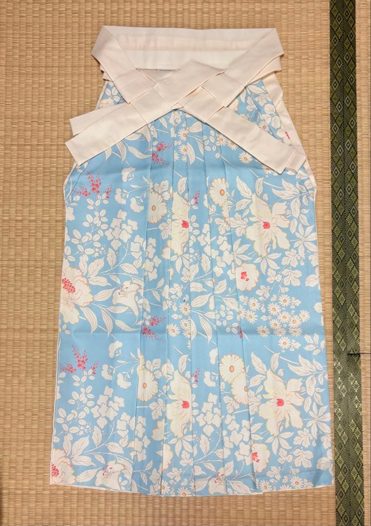 (セール中)卒業袴 二尺袖 袴 フルセット レース フリル 襦袢 草履 バッグ