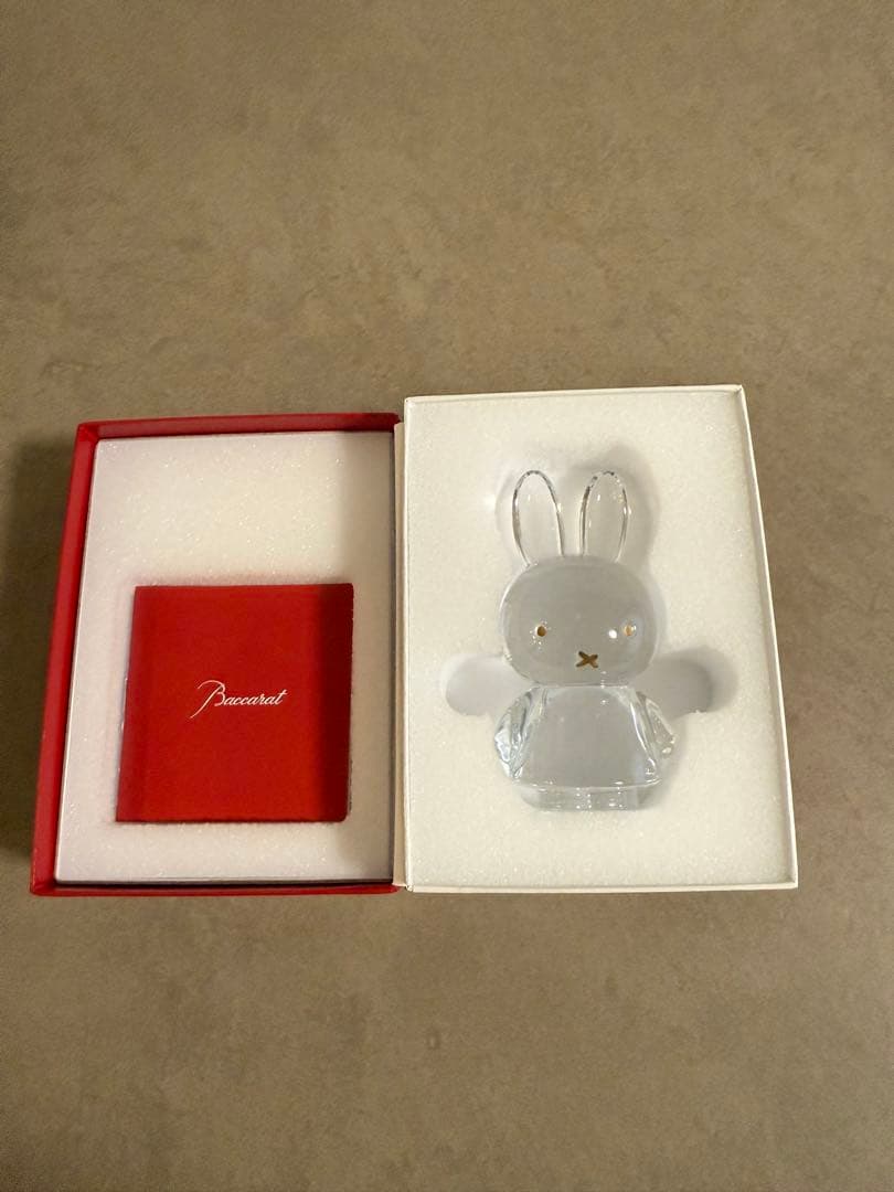 Baccarat miffy クリスタルウサギ置物