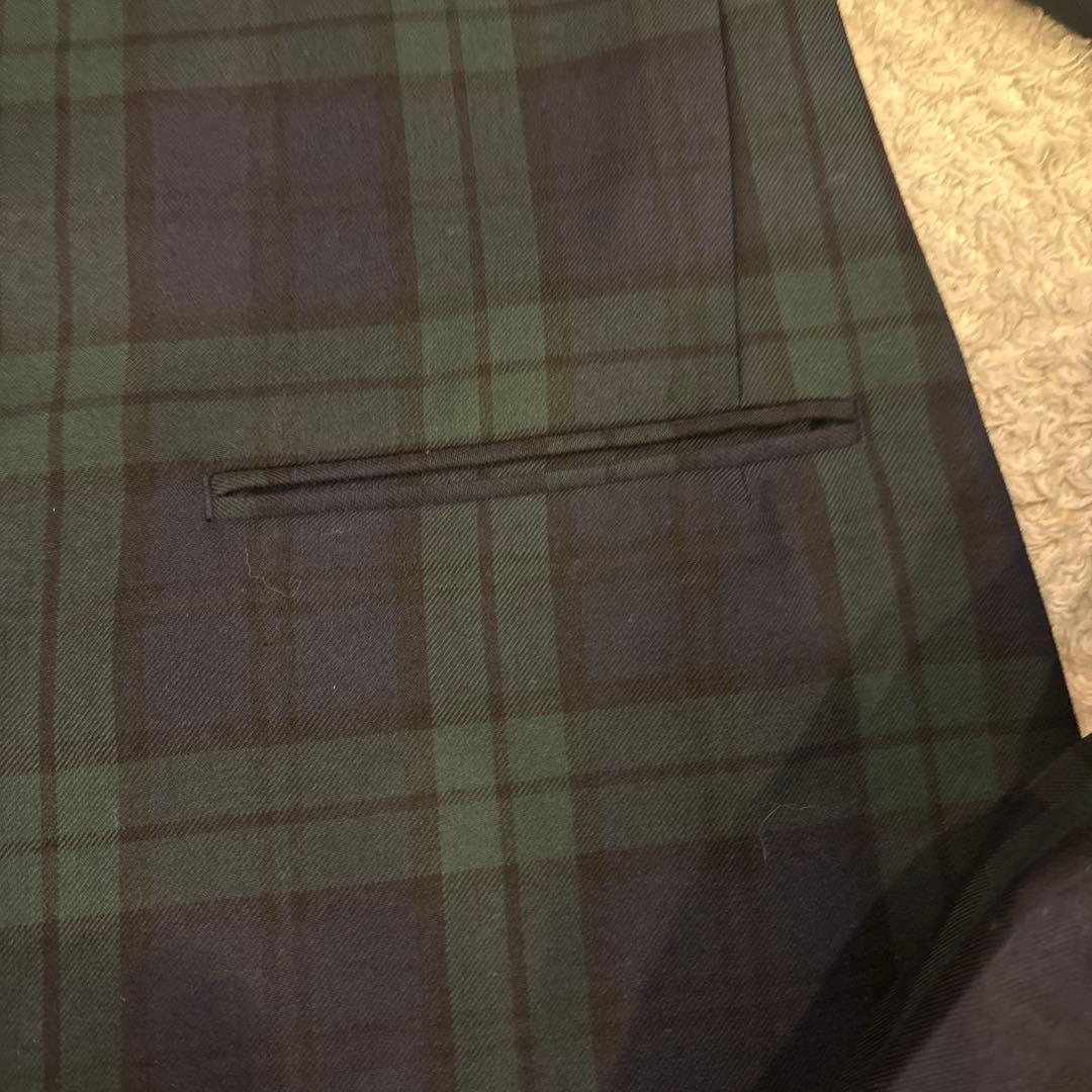 BEAMS BOY チェック柄ビジネススーツ