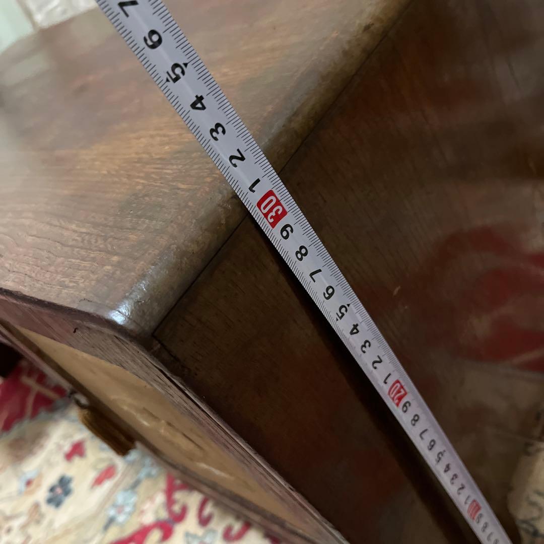 1日価格＾＾木製文机 昭和初期アンティーク　お手入れ済みレトロ