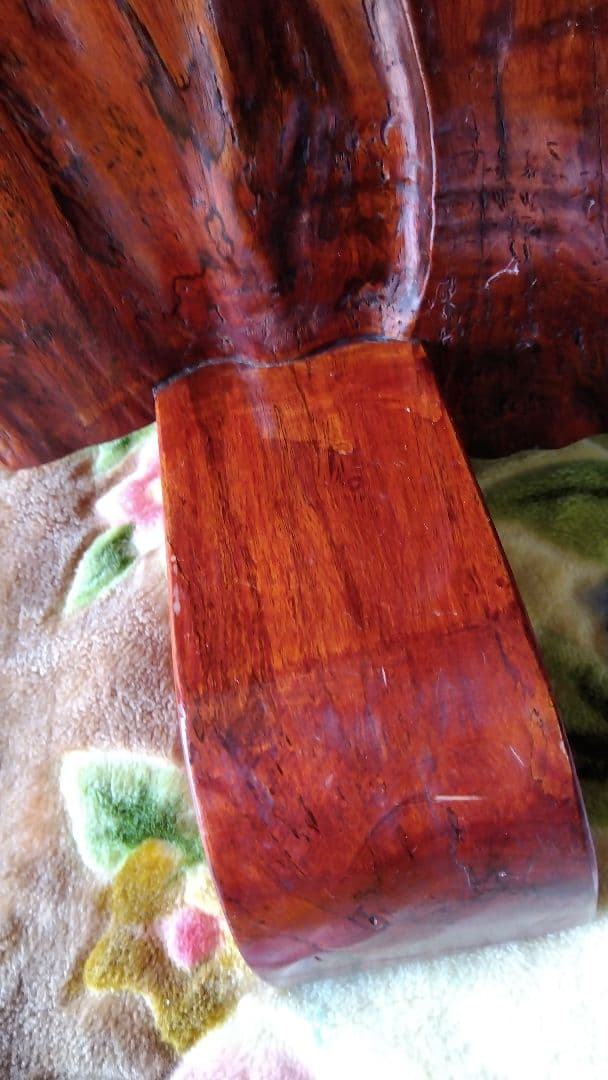 木製花彫刻アート作品