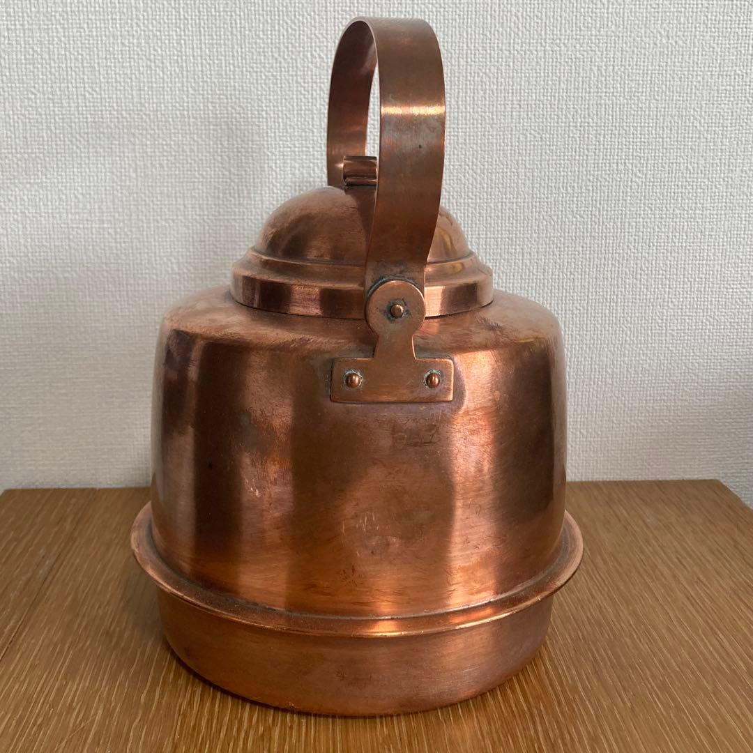 希少 ヴィンテージ 銅製 ケトル やかん 北欧 大きめ コッパー スウェーデン製