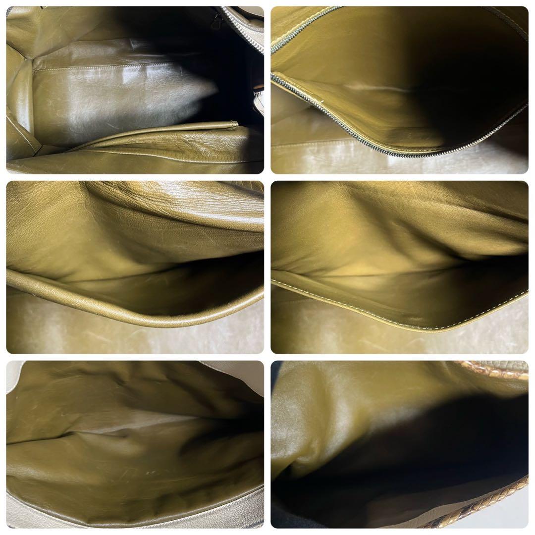 【希少✨】LOEWE ロエベ ボストンバッグ 南京錠 鍵付き レザー