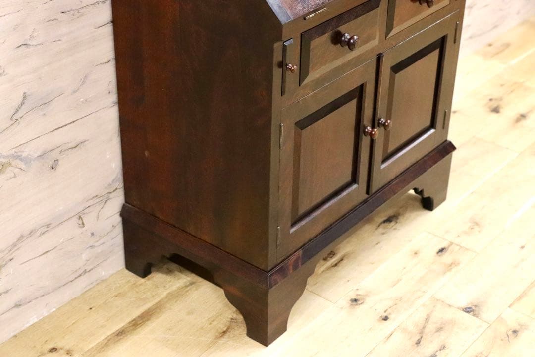 GMHK783○松本民芸家具 ライティングビューロー デスク 書斎机 学習机 勉