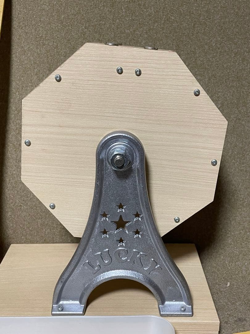 【ガラポン】ラッキー抽選器　ガラガラ　イベント　くじ引き　本体　玉付き　木製