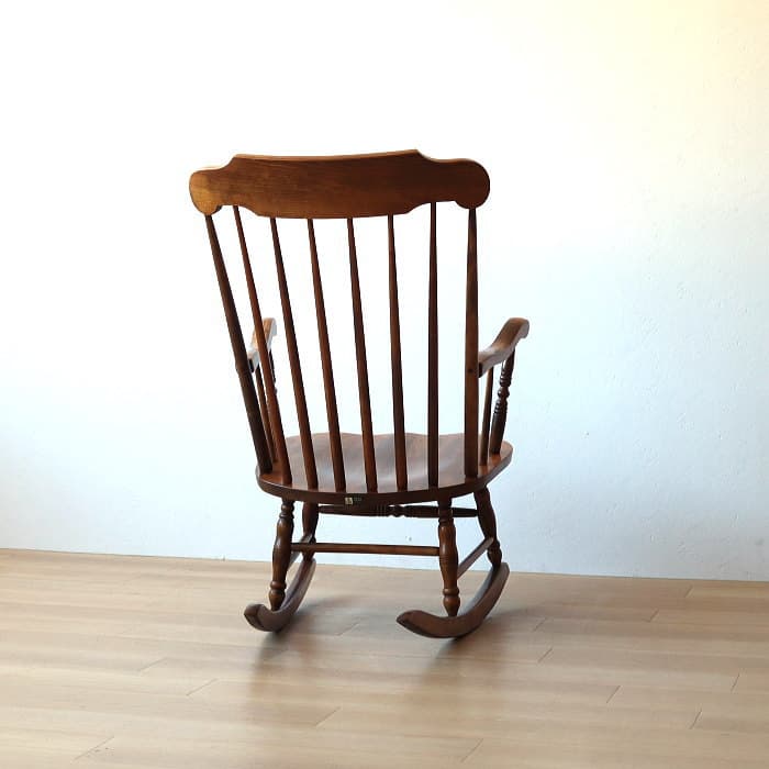 ヴィンテージ ロッキングチェア 飛騨の家具 古家具 ブナ材 無垢材