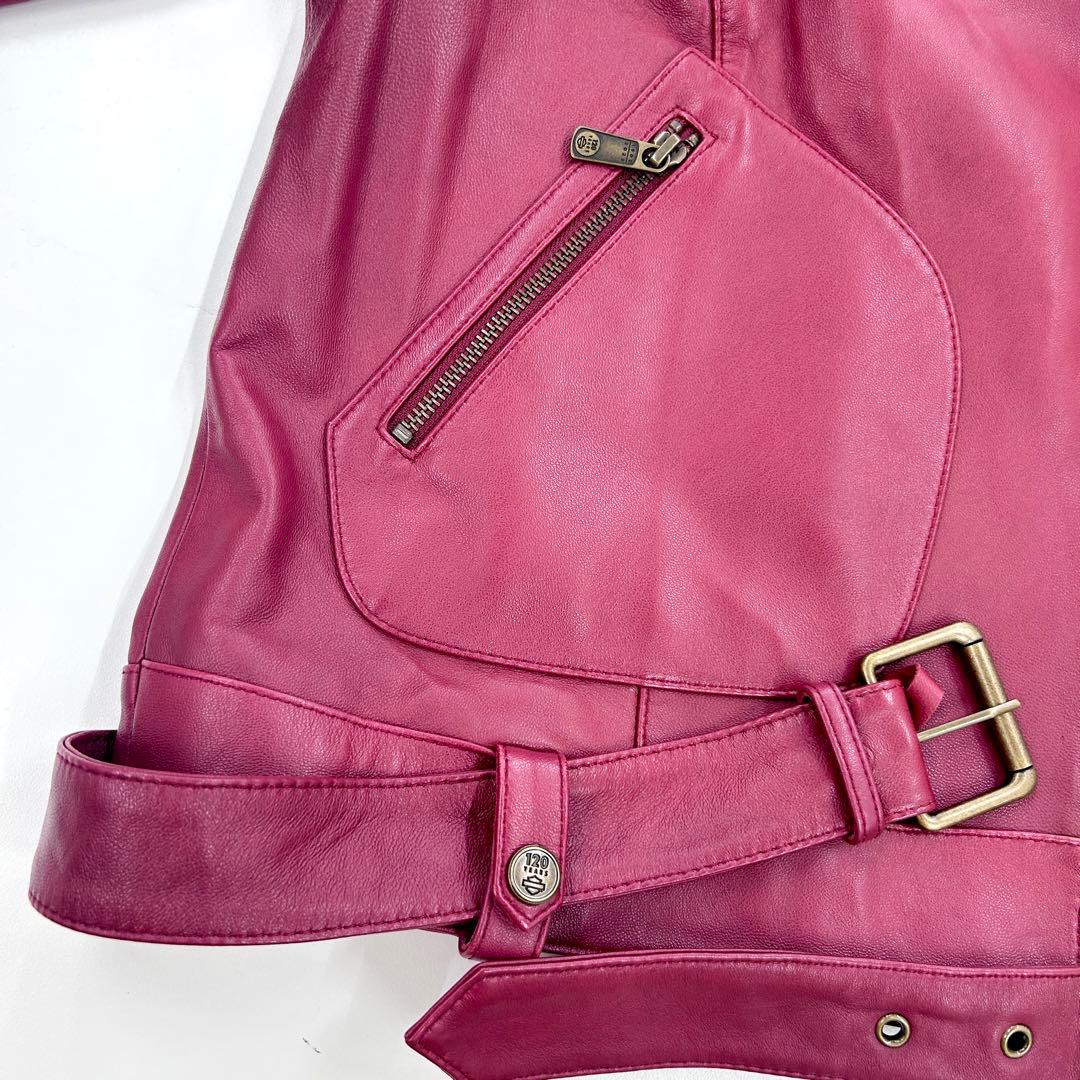 【状態S】 120周年記念 ハーレーダビットソン ダブル レザージャケット M