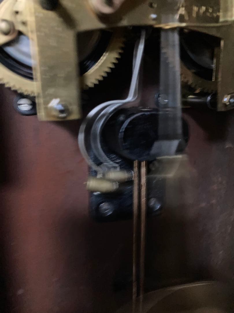 レッドテールChing chang gong 栄計舎 8日巻柱時計 稼働中