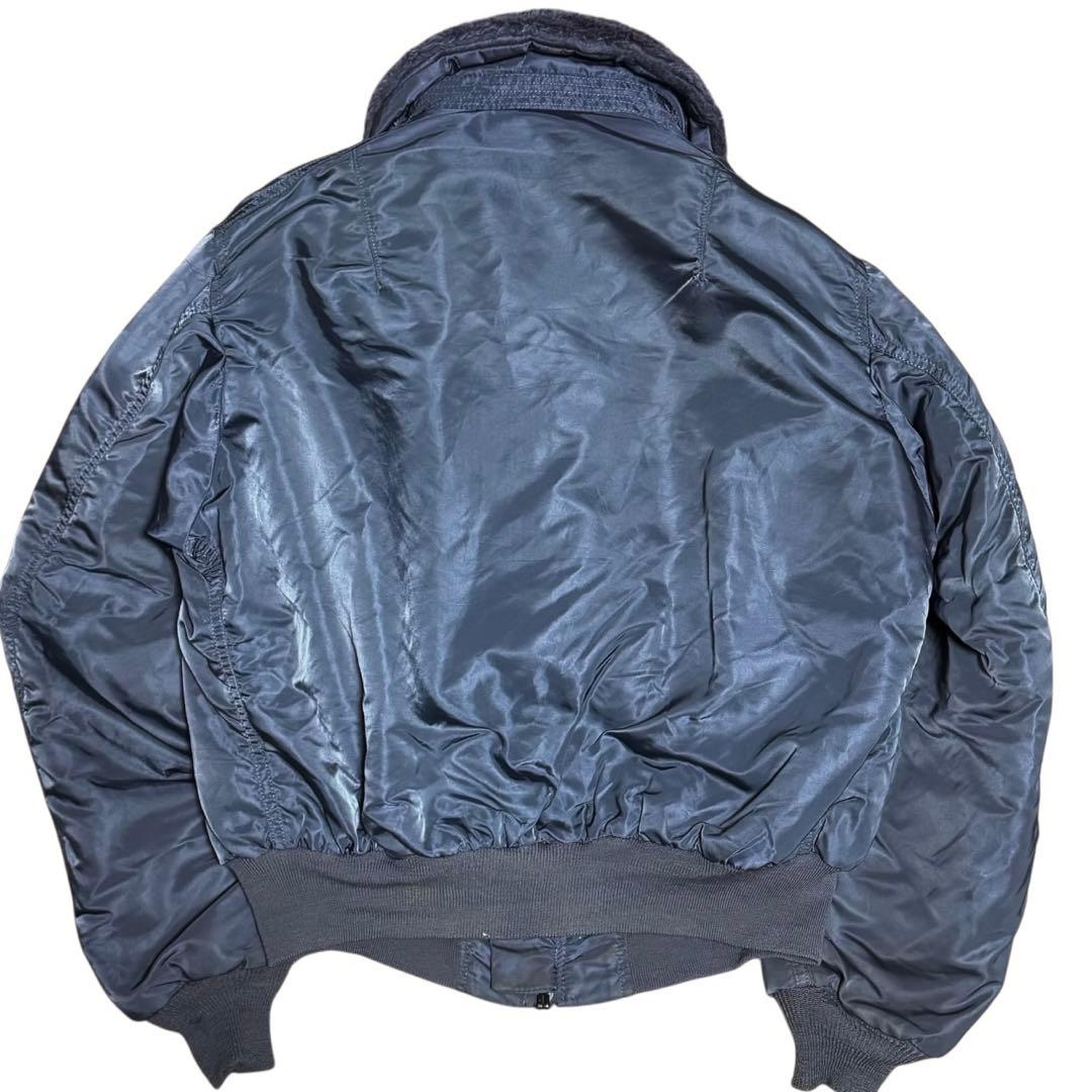ALPHA 米国製 50s復刻 B-15C フライトジャケット XXL ネイビー