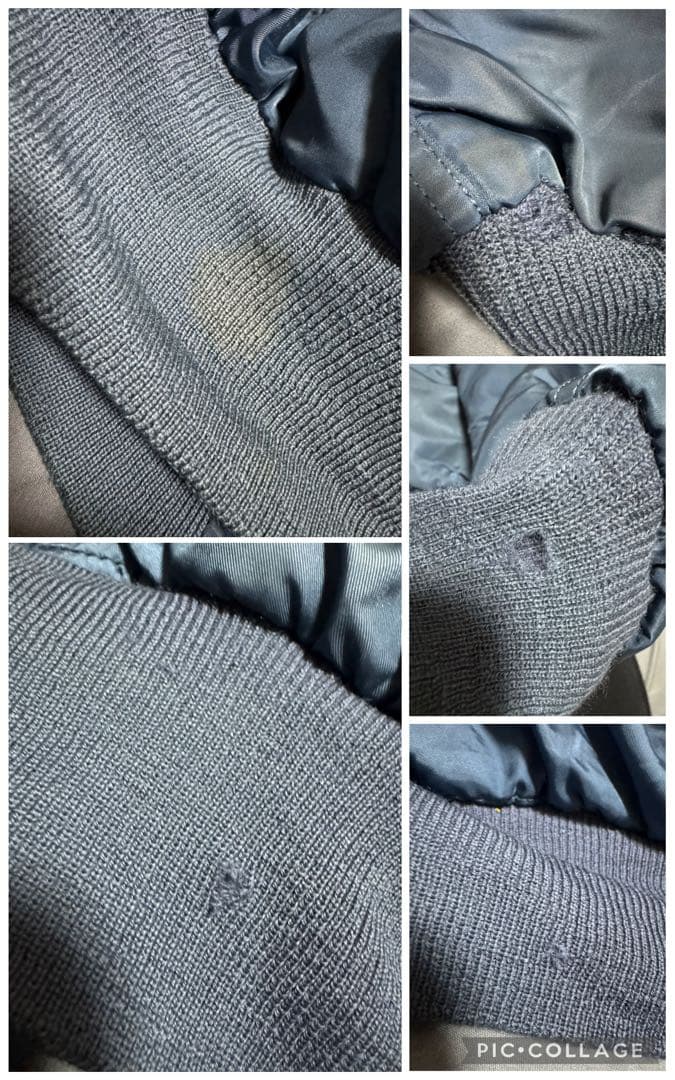 ALPHA 米国製 50s復刻 B-15C フライトジャケット XXL ネイビー