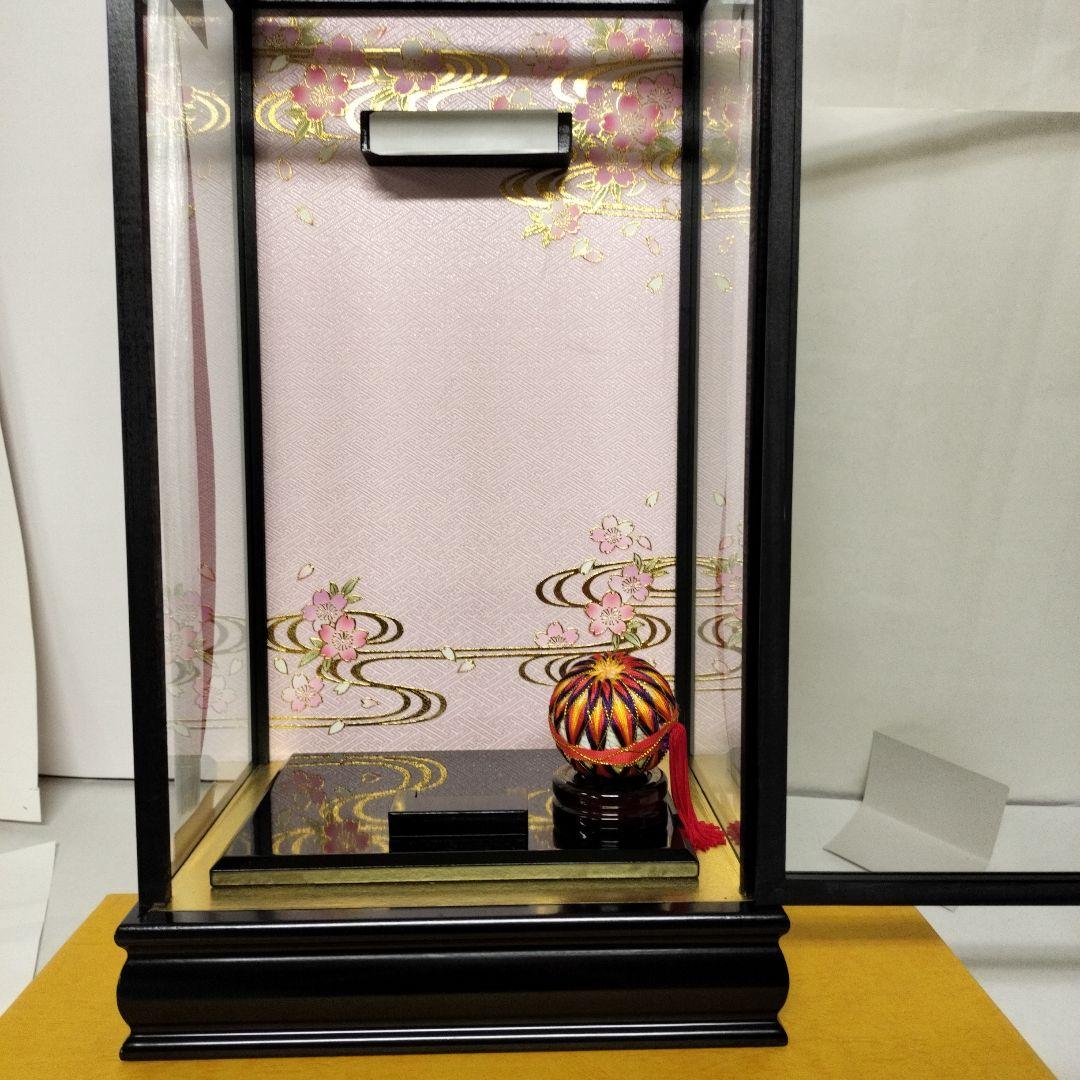 羽子板明日香13号　華流水金彩刺繍　赤紺