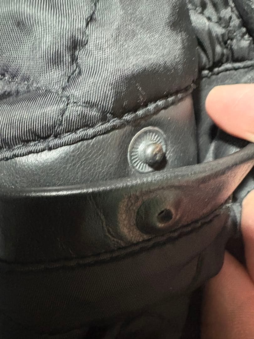 RALPH LAUREN カーコート　レザージャケット　xl チンスト