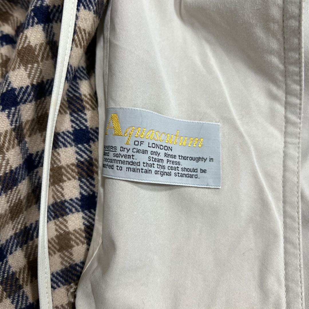 Aquascutum アクアスキュータム　ステンカラーコート　ライナー付き