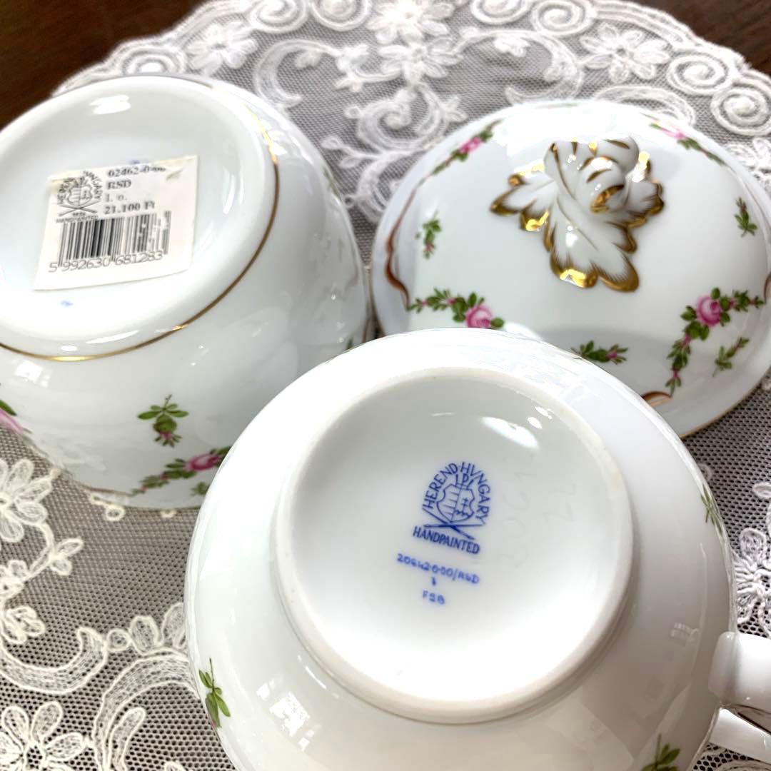 ☆再お値下げ✤希少✤未使用ヘレンドディアナの薔薇 2点セット