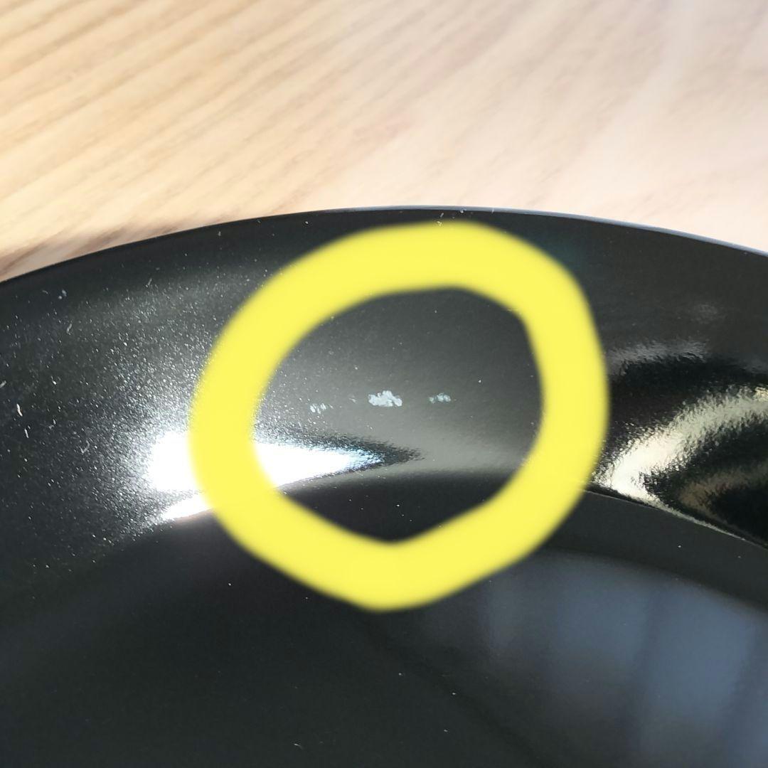 【廃盤色】 TEEMA 17cm プレート 5枚　ブラック