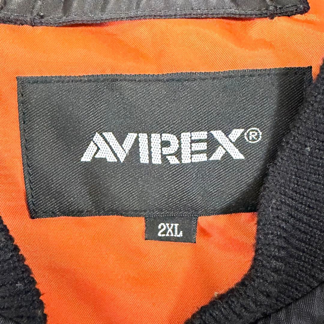アヴィレックス MA-1 フライトジャケット トムキャット ブラック 2XL