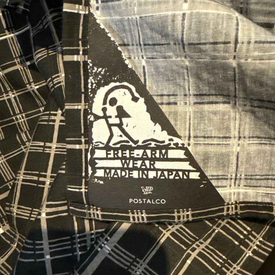 POSTALCO チェック柄シャツ ブラック/ホワイト