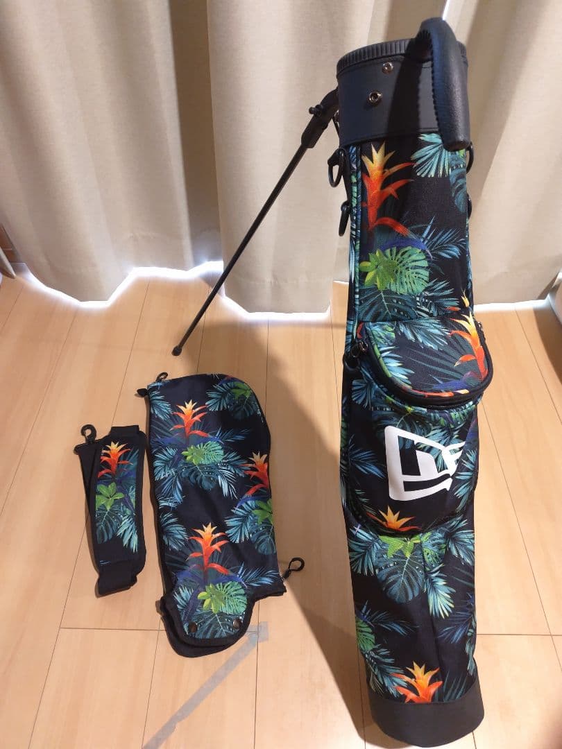 【美品】ニューエラ クラブケース スタンド ボタニカル柄