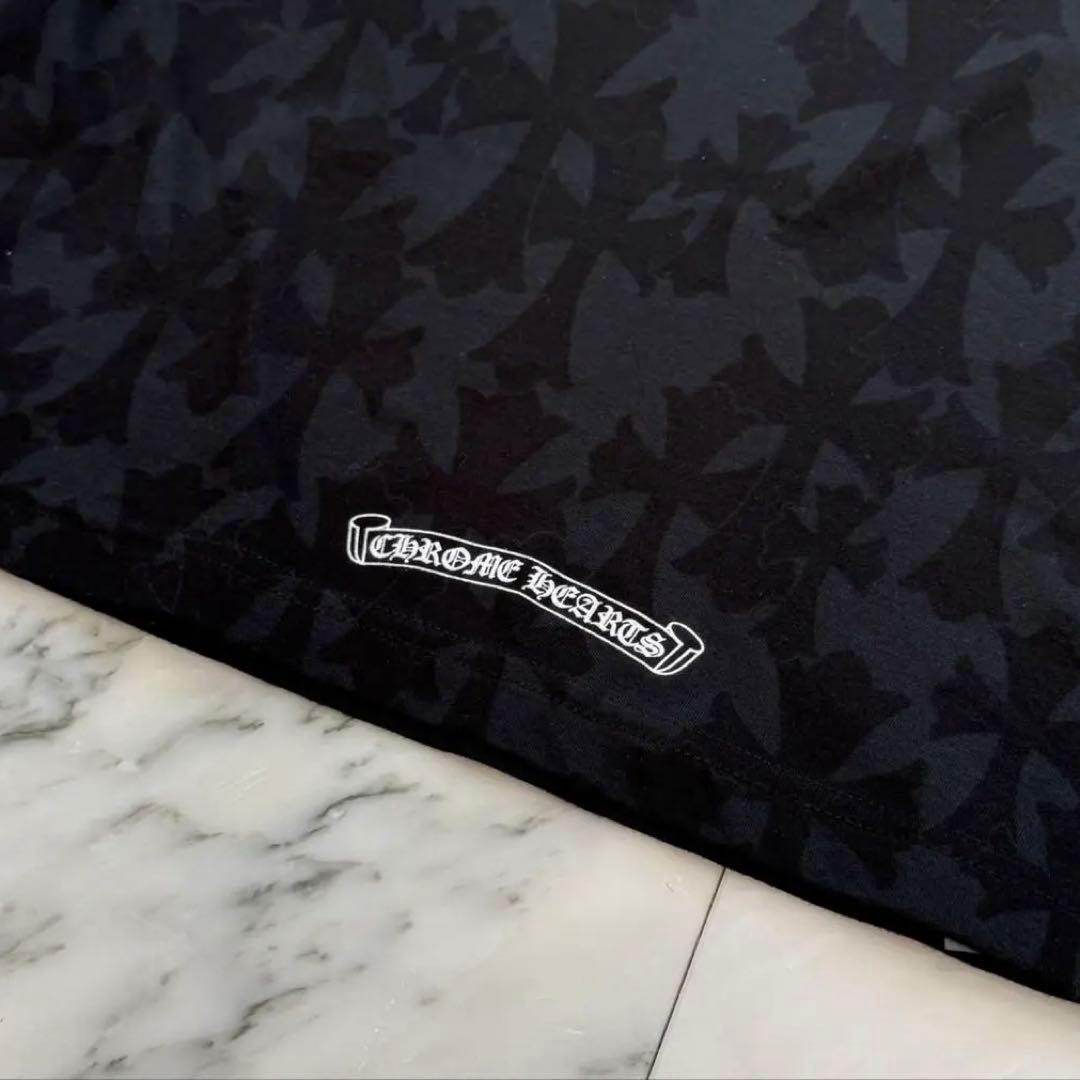 マ*ロ様 クロムハーツ グレイブヤードセメタリークロスロングスリーブ　Lサイズ