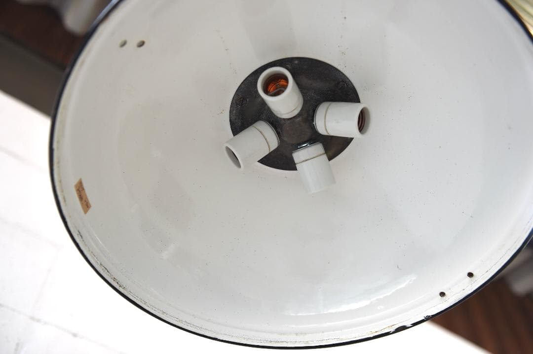 インダストリアル 4灯吊り下げランプシェード/ 工業系ヴィンテージ 4