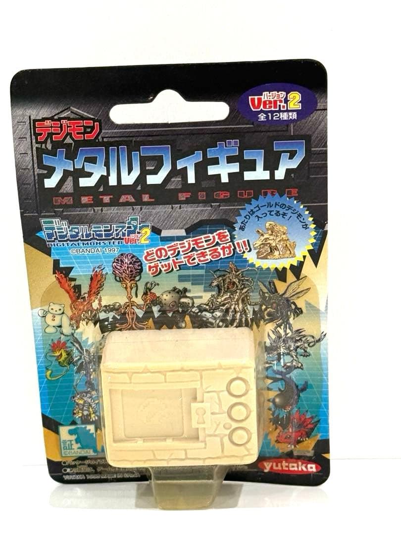 絶版97'限定/デジモンのメタルフィギュアVer2白★新品完全未開封未展示物