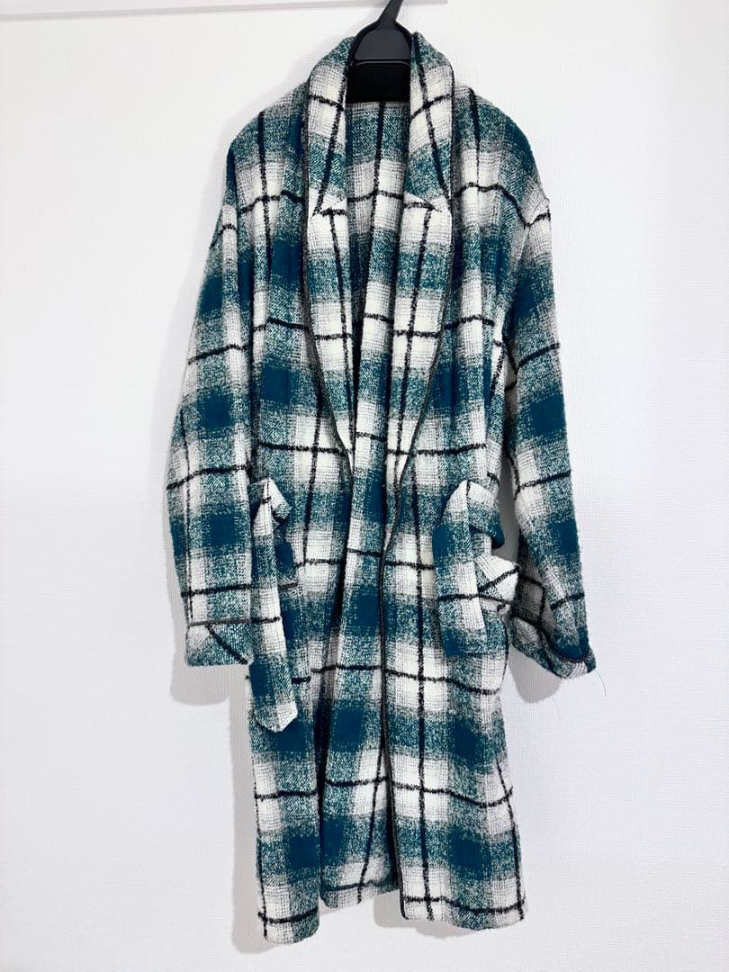 unusedチェックガウン　サイズ2 アンユーズド