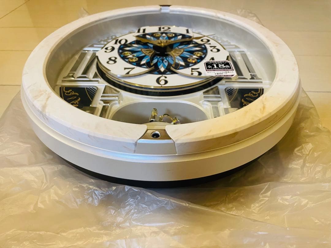 ★5分間使用超美品★セイコー RE604A からくり時計 ウェーブシンフォニー