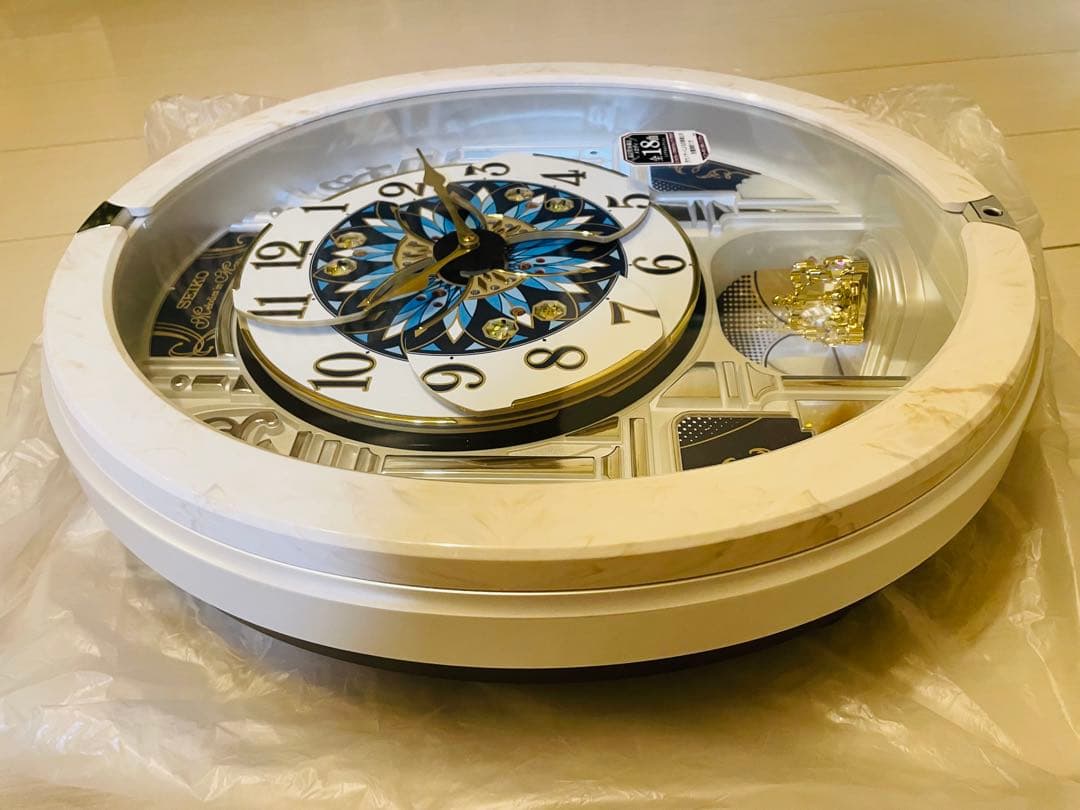 ★5分間使用超美品★セイコー RE604A からくり時計 ウェーブシンフォニー