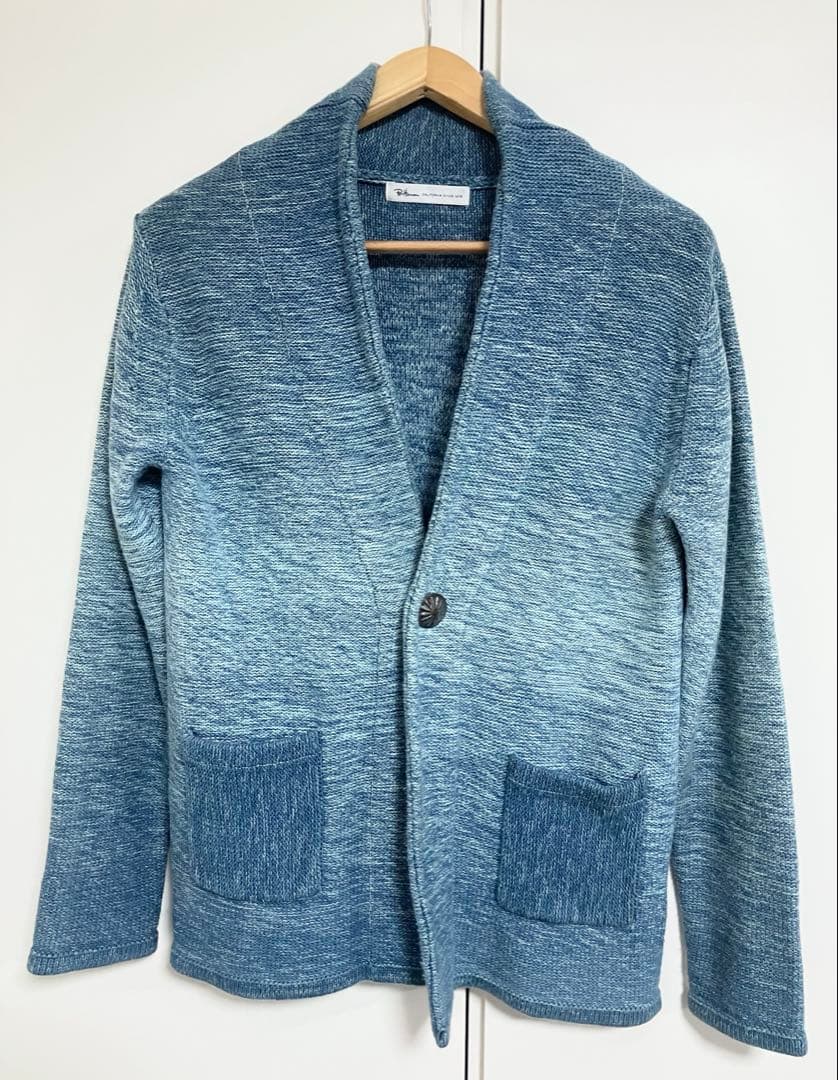 Ron Hermanロンハーマンのコンチョボタンインディゴカーディガン　Sサイズ