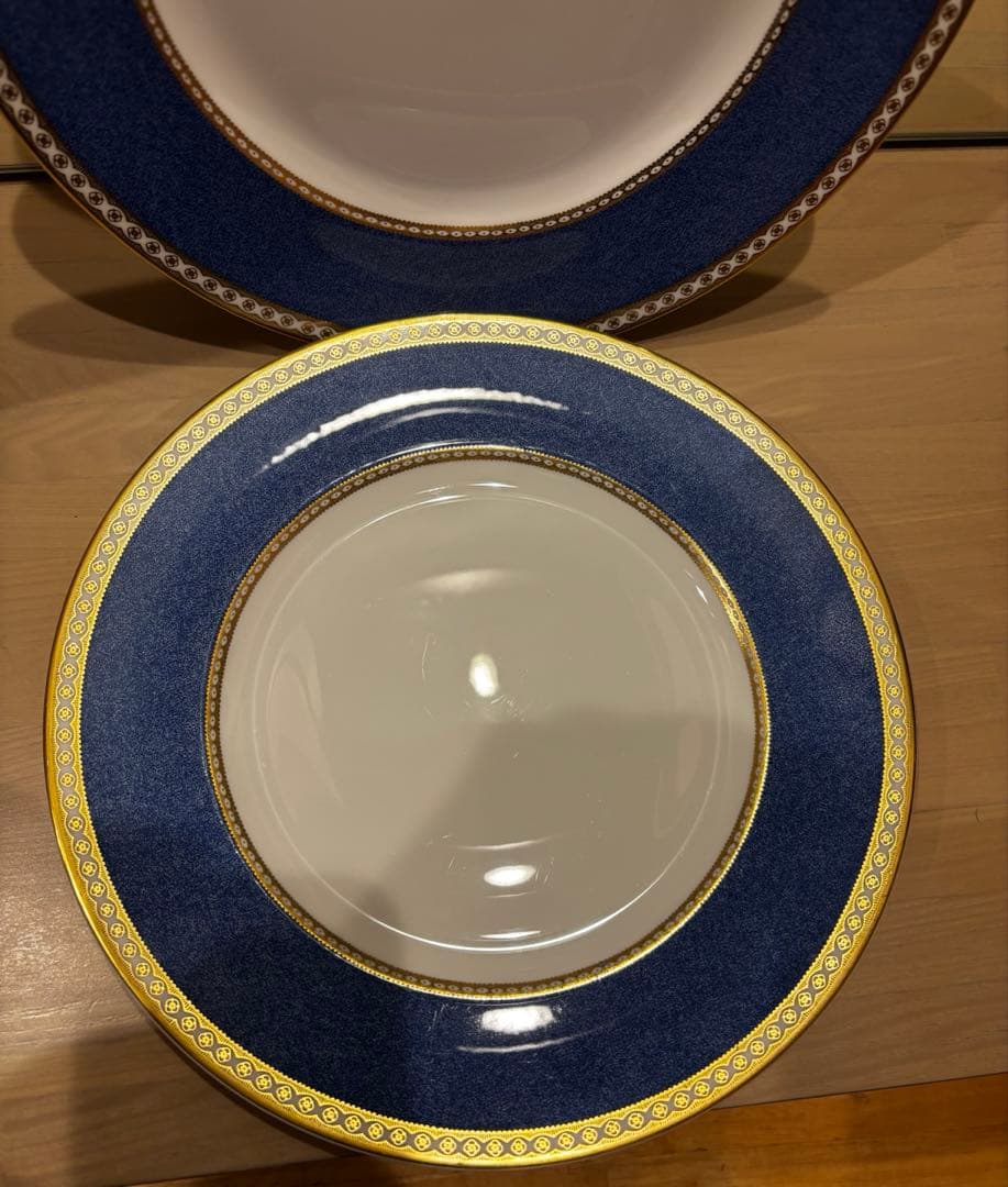 ウェッジウッド　ユーランダーパウダーブルー　27cm ディナープレート 2セット