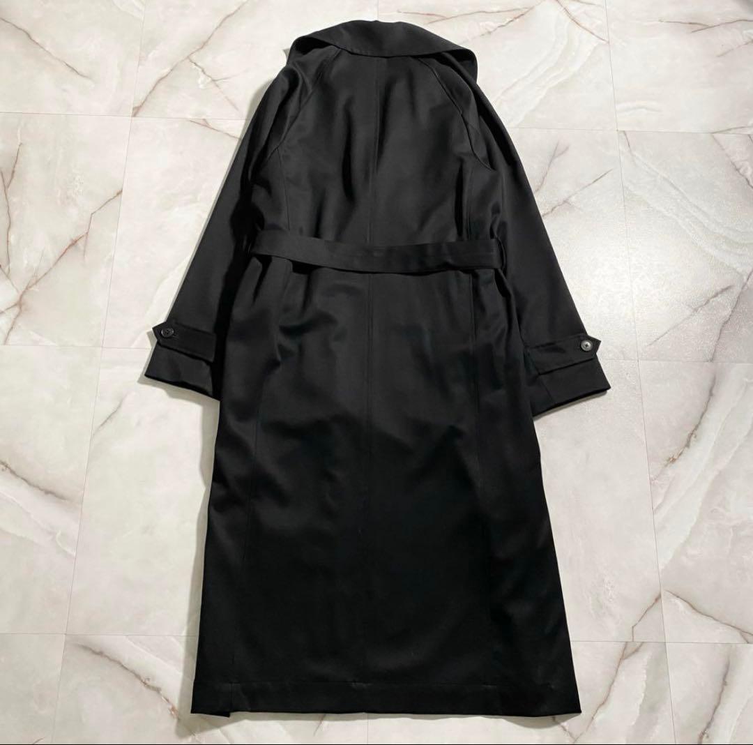 JUHA×STUDIOUS 23ss　ベルテッドオーバーコート黒3