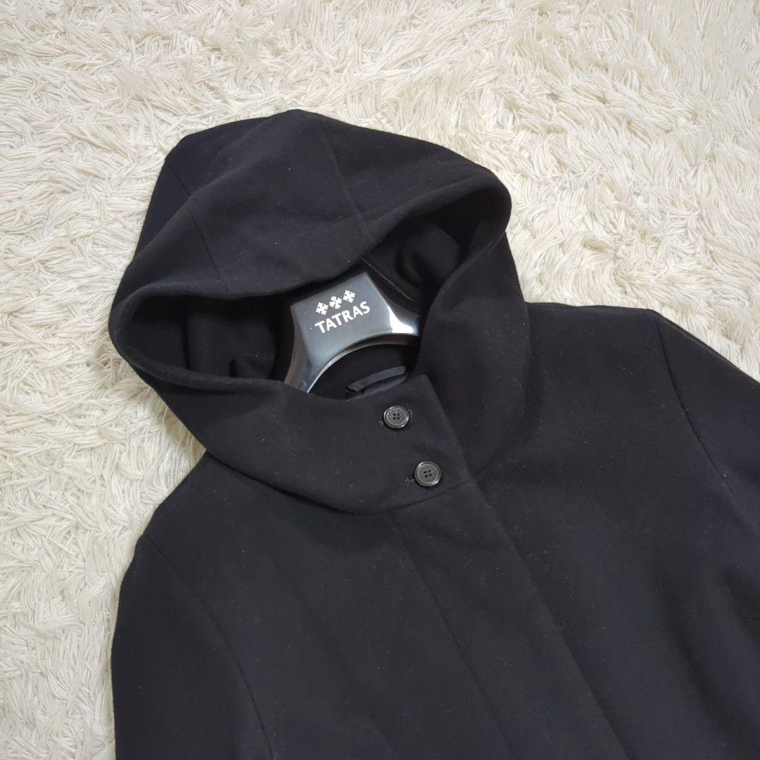 希少44 クリストン マッキントッシュロンドン フーデッドコート ブラック