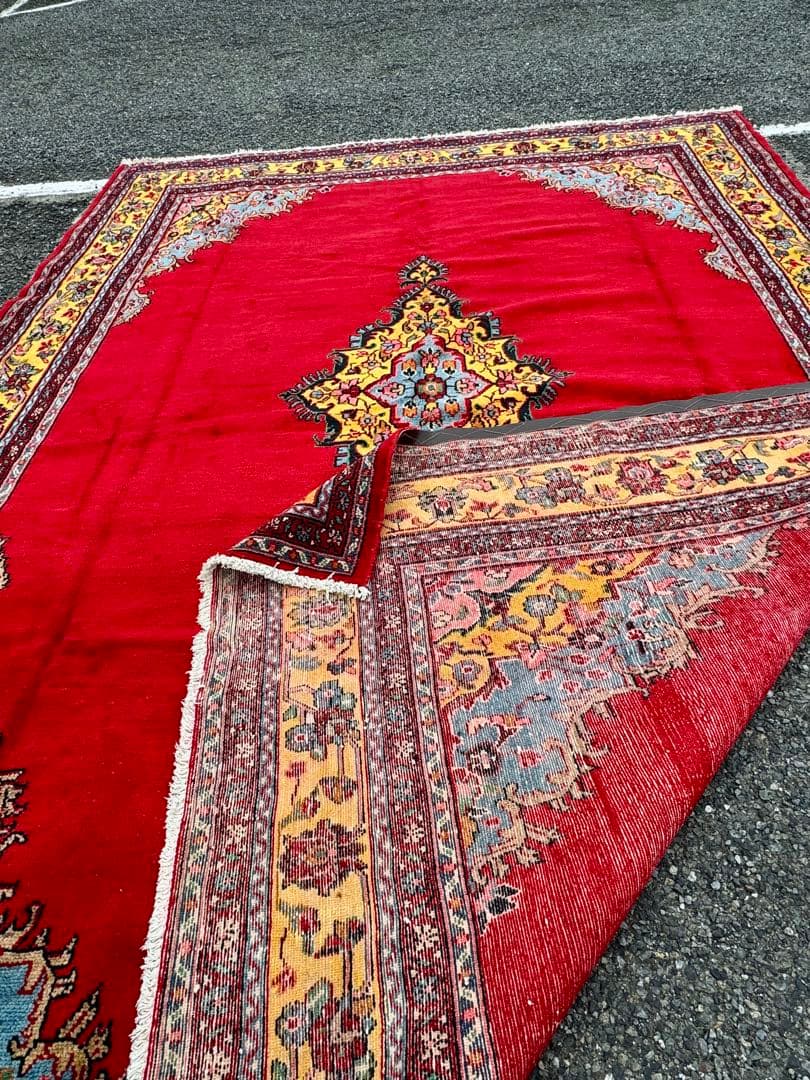 カーシャーン ペルシャ絨毯 手織り 絨毯 (イラン)