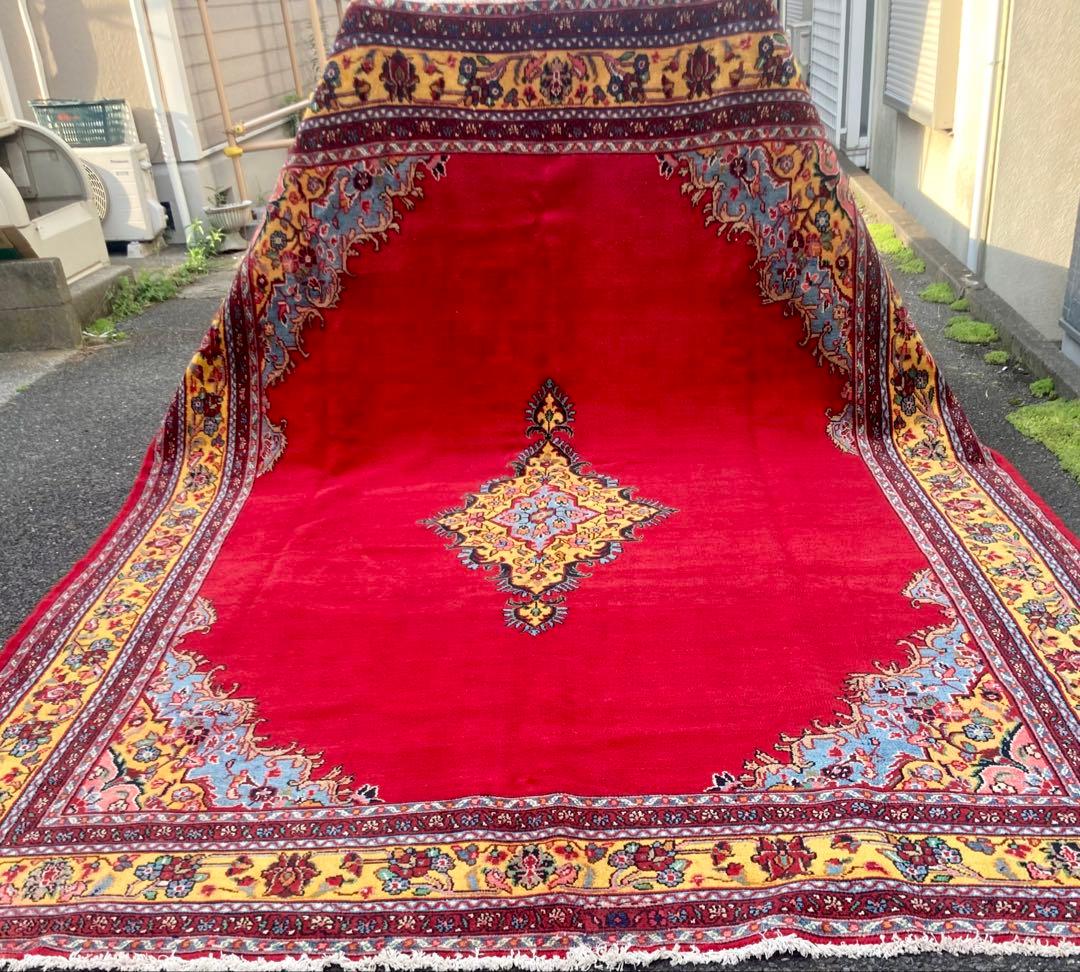 カーシャーン ペルシャ絨毯 手織り 絨毯 (イラン)