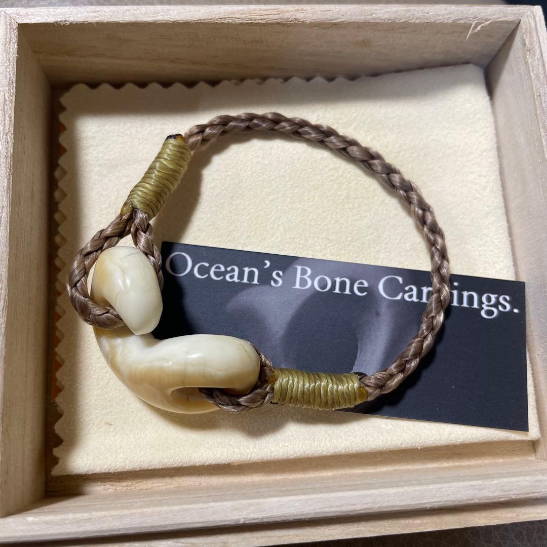 Ocean's Bone Carvings ブレスレット　イッカク牙　一角獣