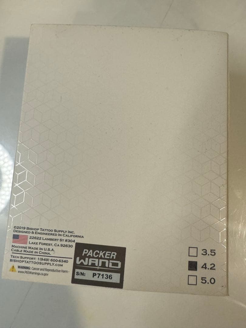 Bishop PACKER WAND 4.2 タトゥーマシン