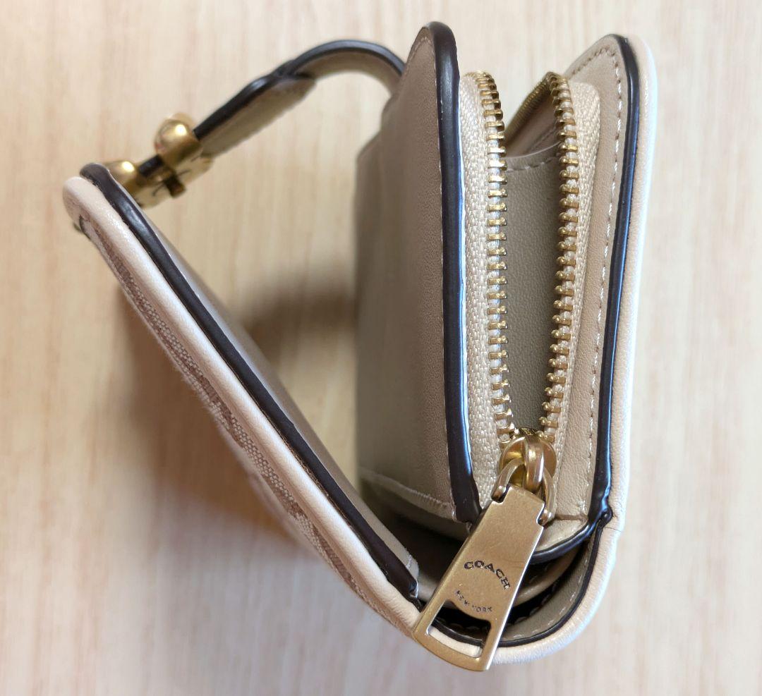 【COACH コーチ】 タビー ミディアム ウォレット 二つ折り財布 C金具