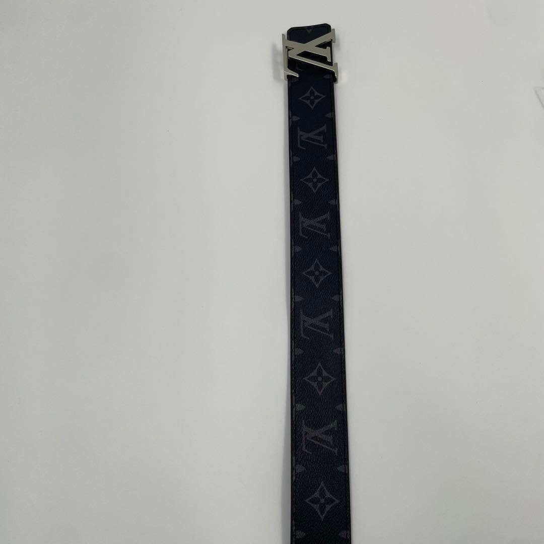 【✨美品】 ルイヴィトン ベルト サンチュール エクリプス LVイニシャル ロゴ