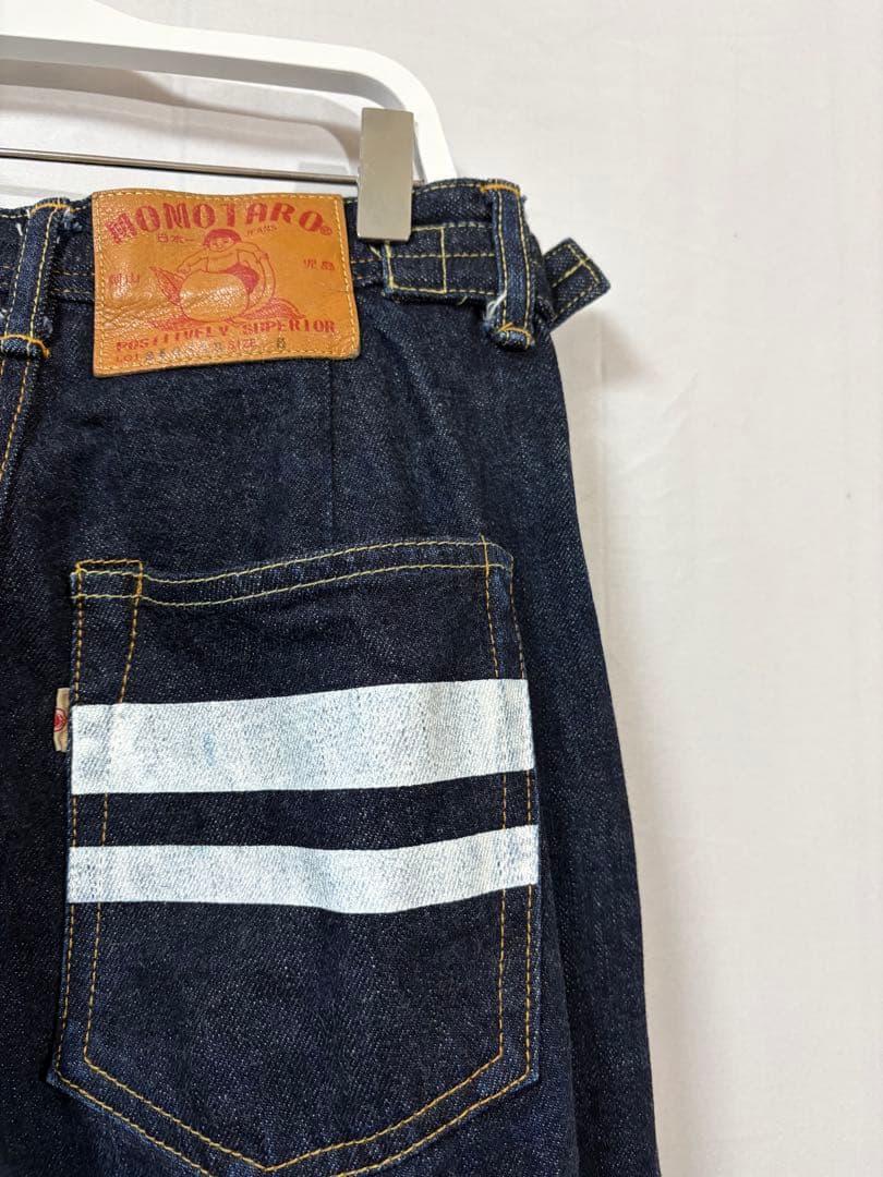 桃太郎ジーンズ ワイドデニムパンツ