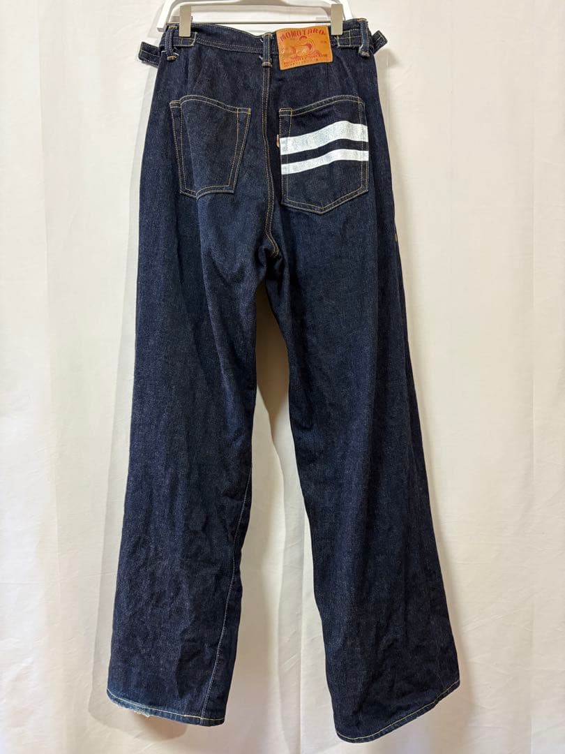 桃太郎ジーンズ ワイドデニムパンツ