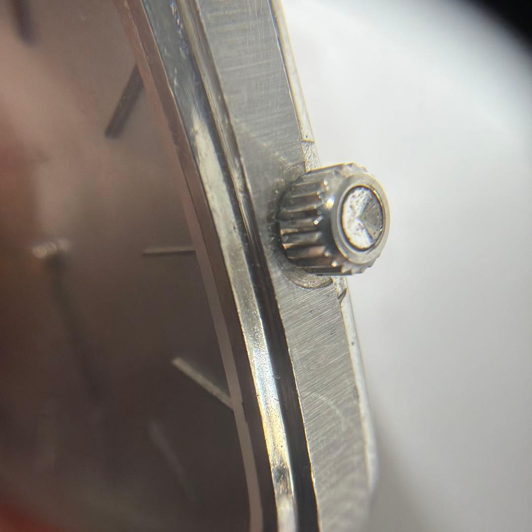 OMEGA クォーツ 時計 シルバー