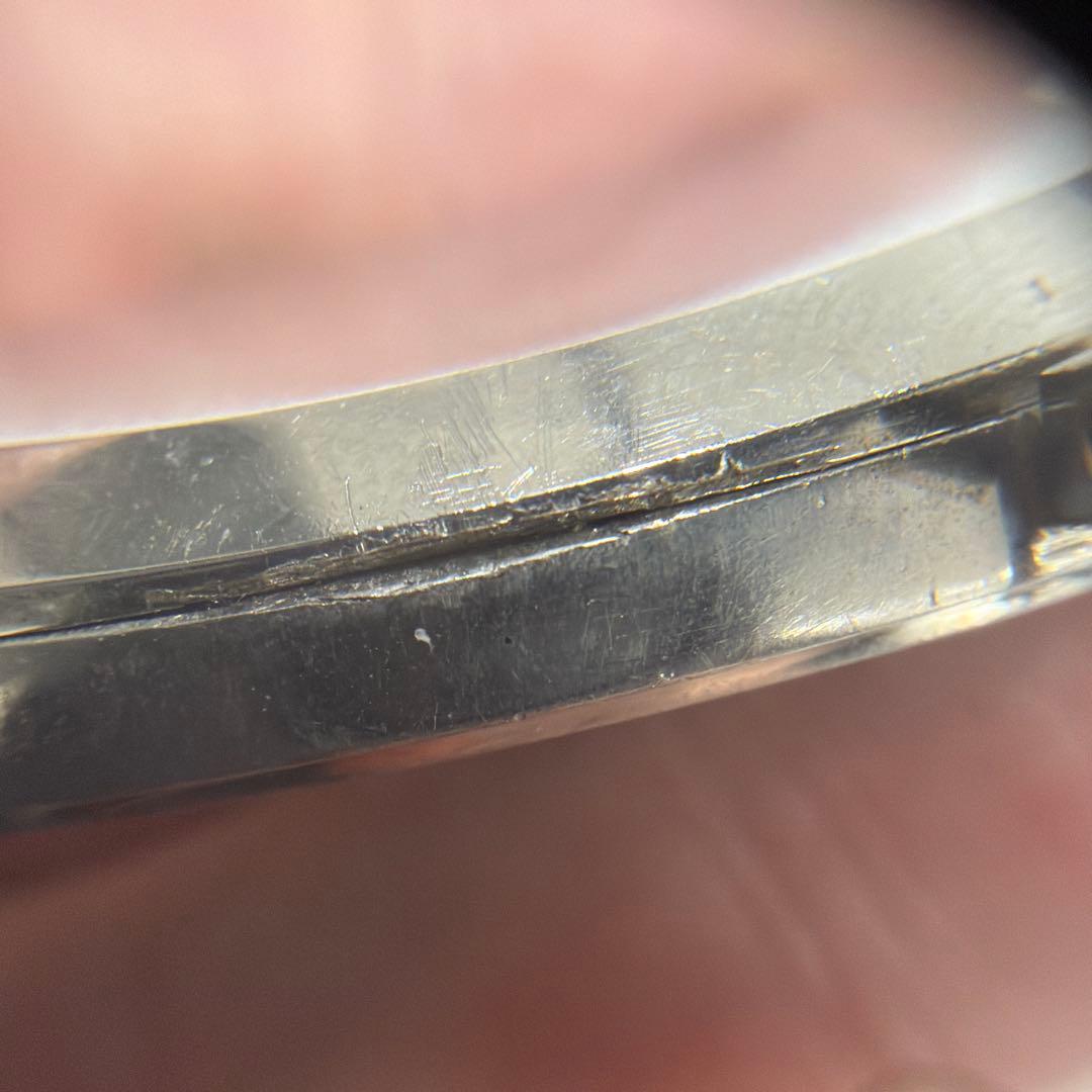 OMEGA クォーツ 時計 シルバー