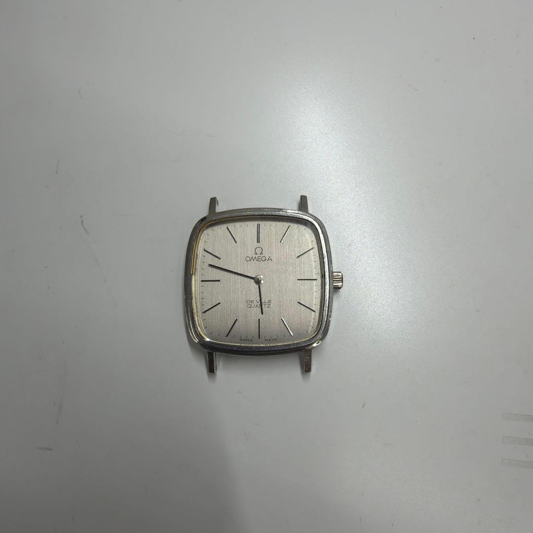 OMEGA クォーツ 時計 シルバー