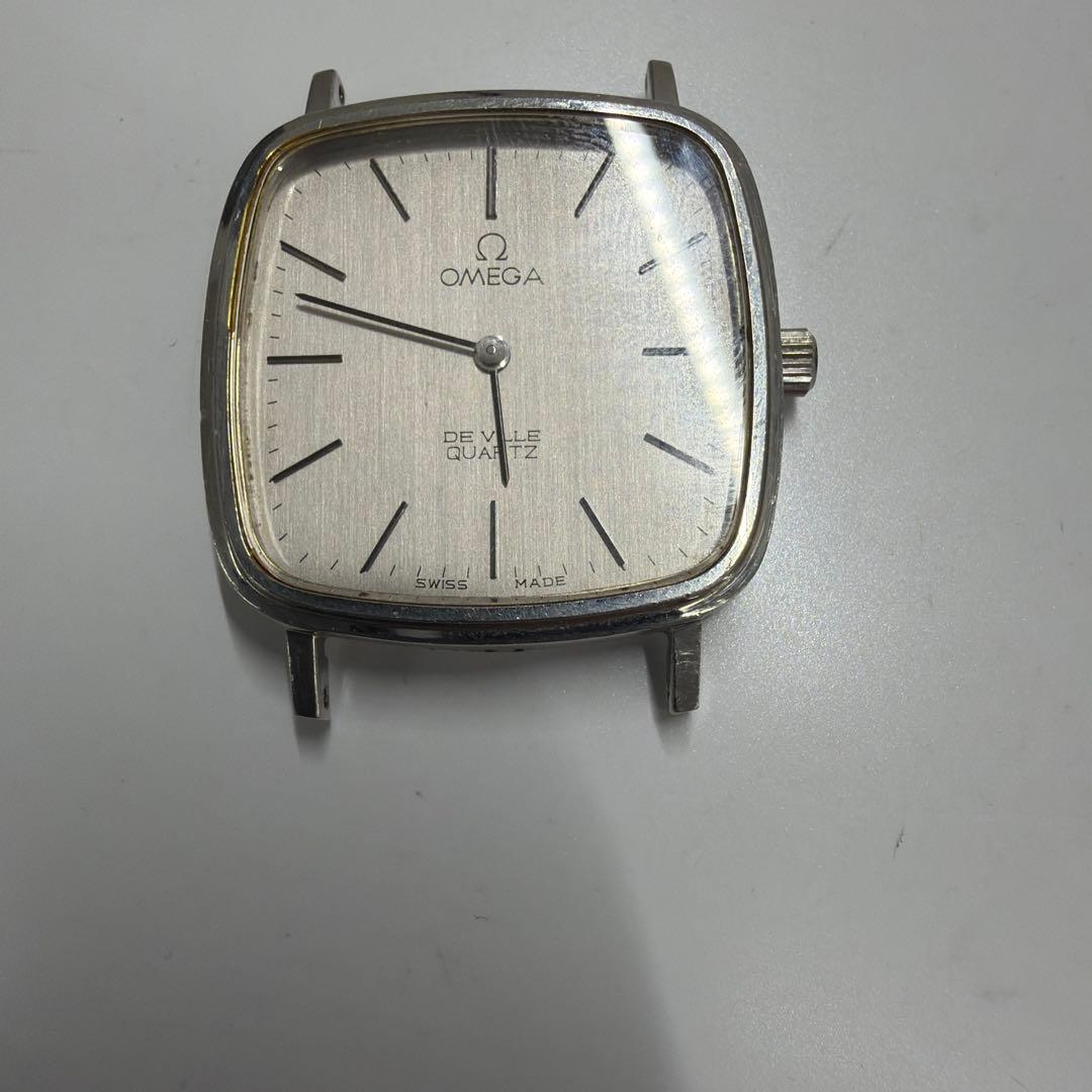 OMEGA クォーツ 時計 シルバー